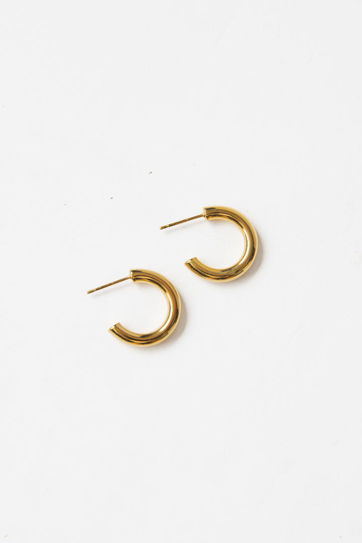 Gold Plated Hoop Earring - Final Sale