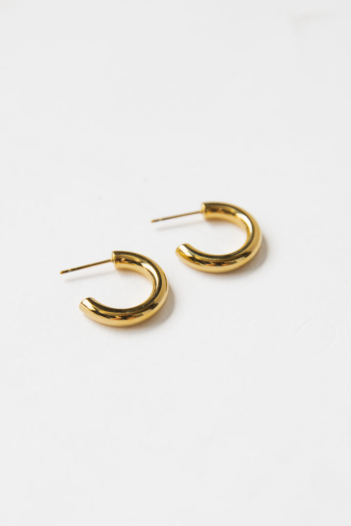 Gold Plated Hoop Earring - Final Sale