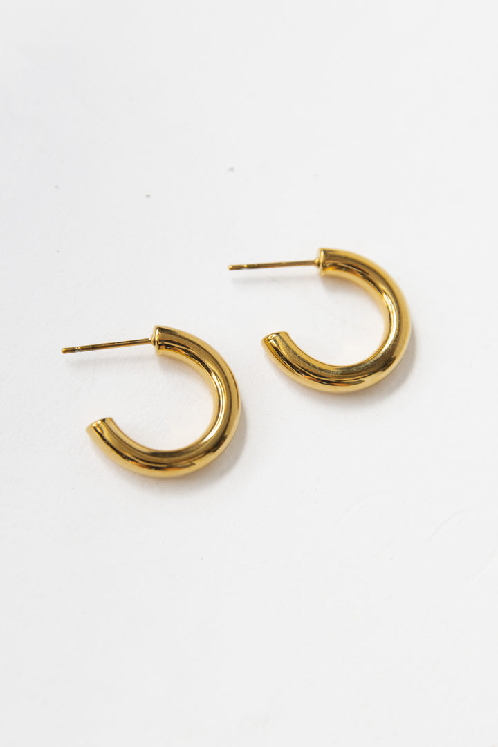 Gold Plated Hoop Earring - Final Sale