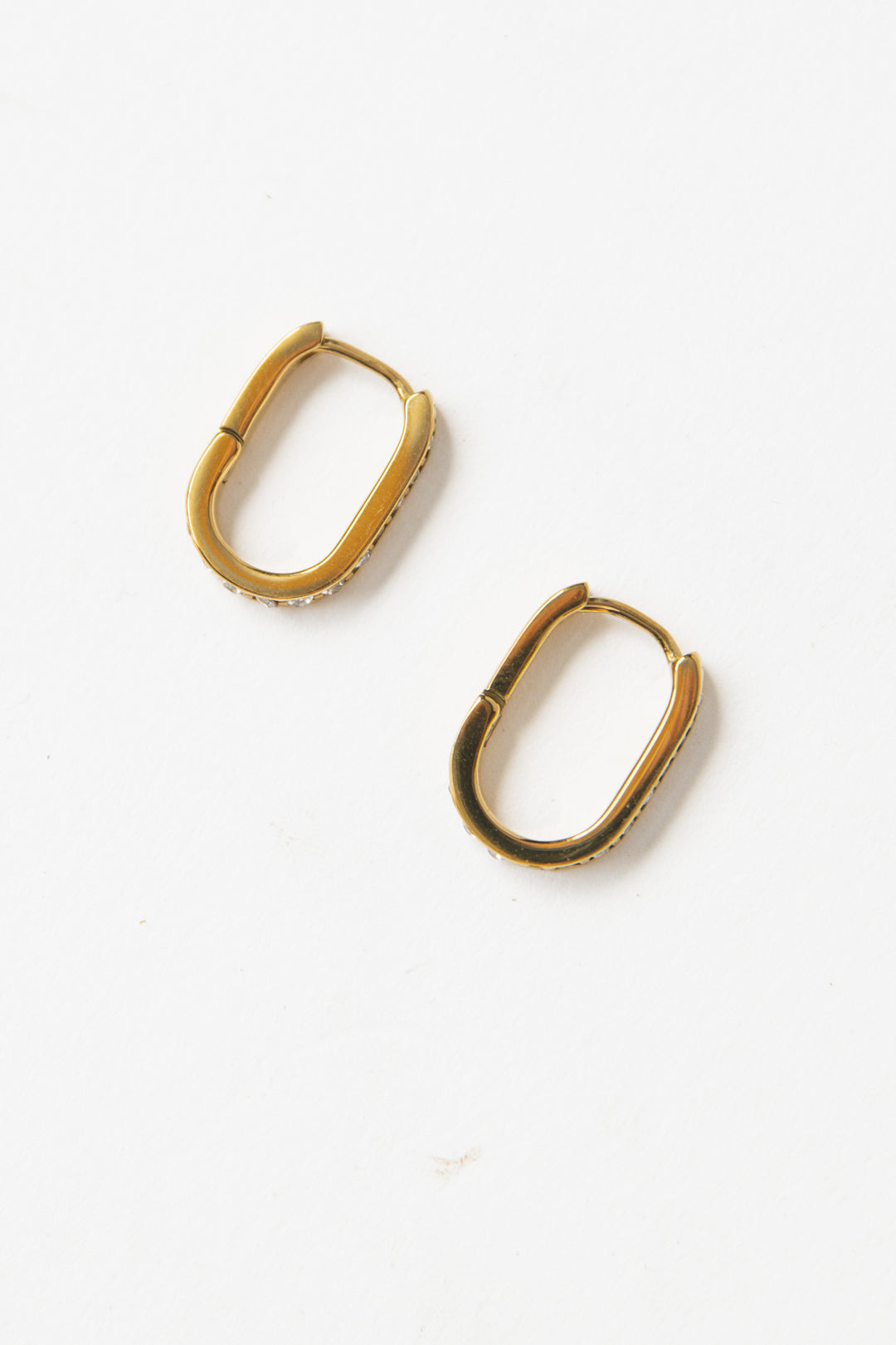 18K Gold Plated Dainty Hoop Earrings - Final Sale