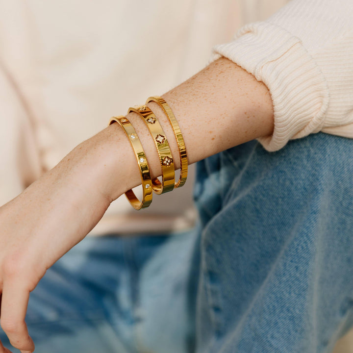 Elsie Gold Stackable Bracelet - Final Sale