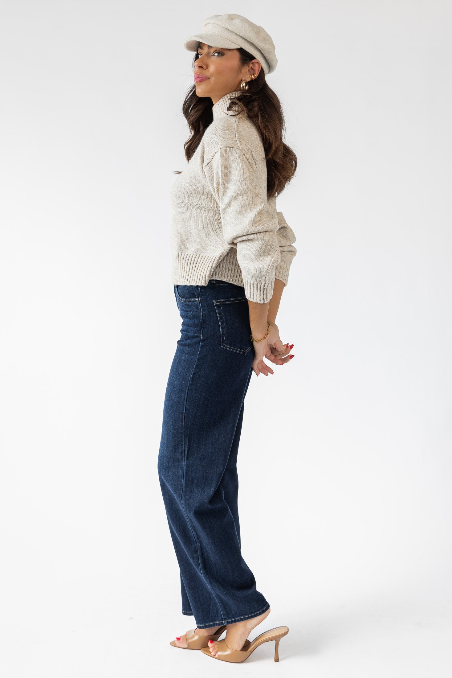 ASTR The Label Fiala Oatmeal Sweater