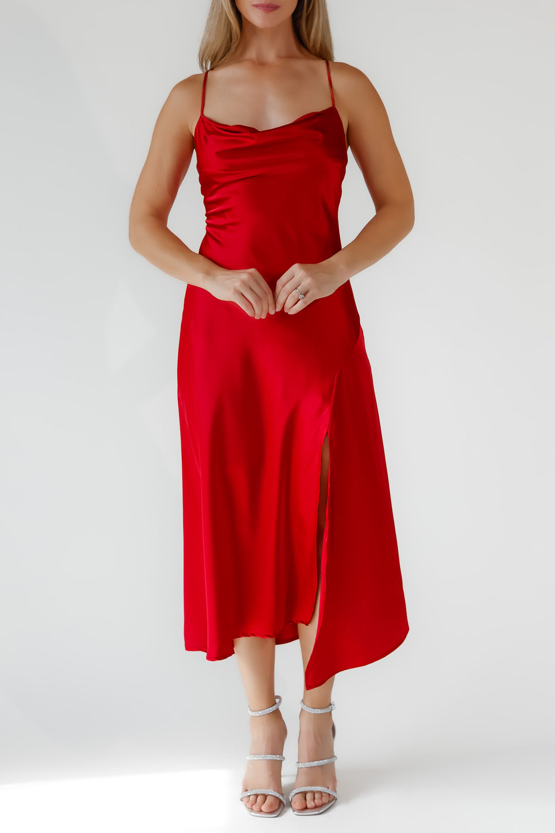 ASTR The Label Gaia Red Dress