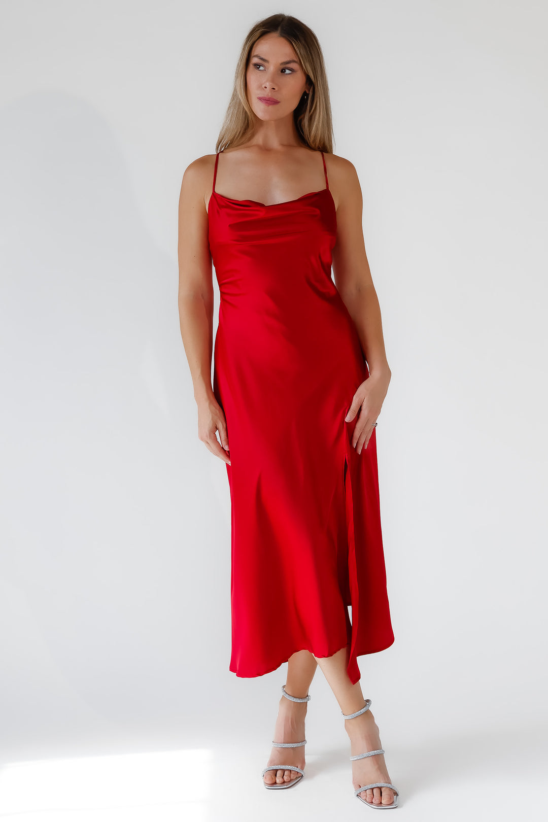 ASTR The Label Gaia Red Dress - Final Sale