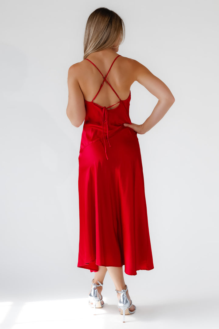 ASTR The Label Gaia Red Dress - Final Sale