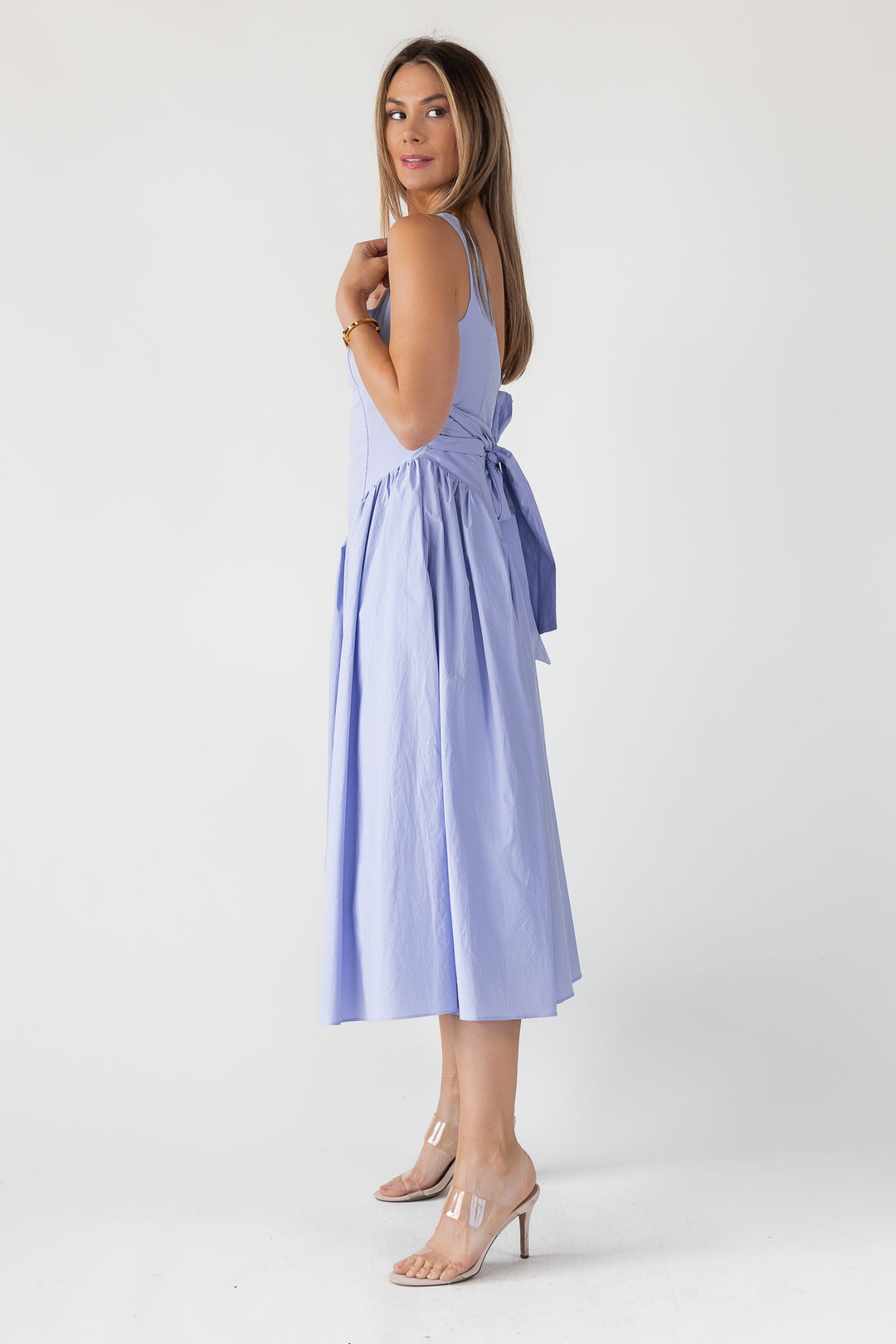 ASTR The Label Vinya Drop Waist Dress