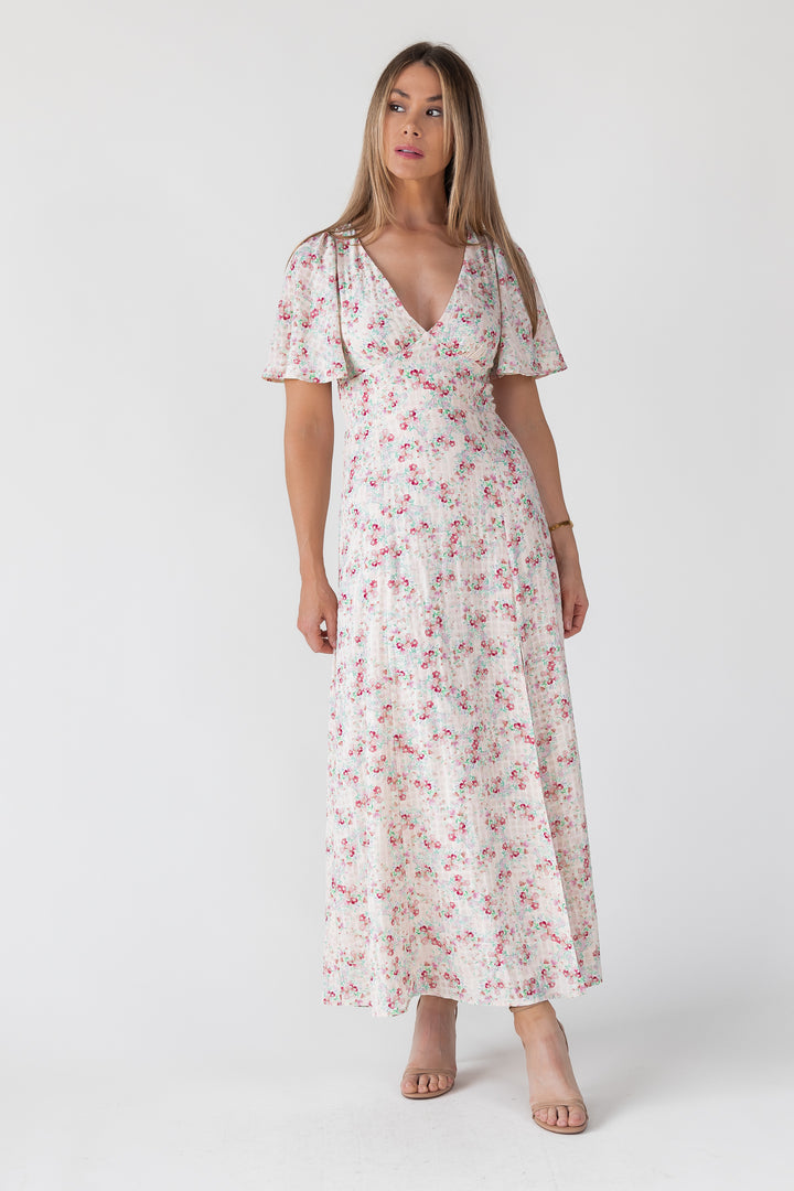 Birdie Blush Floral Maxi Dress