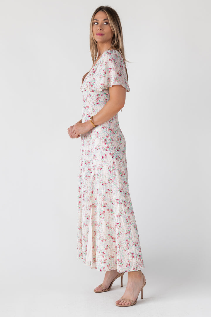 Birdie Blush Floral Maxi Dress