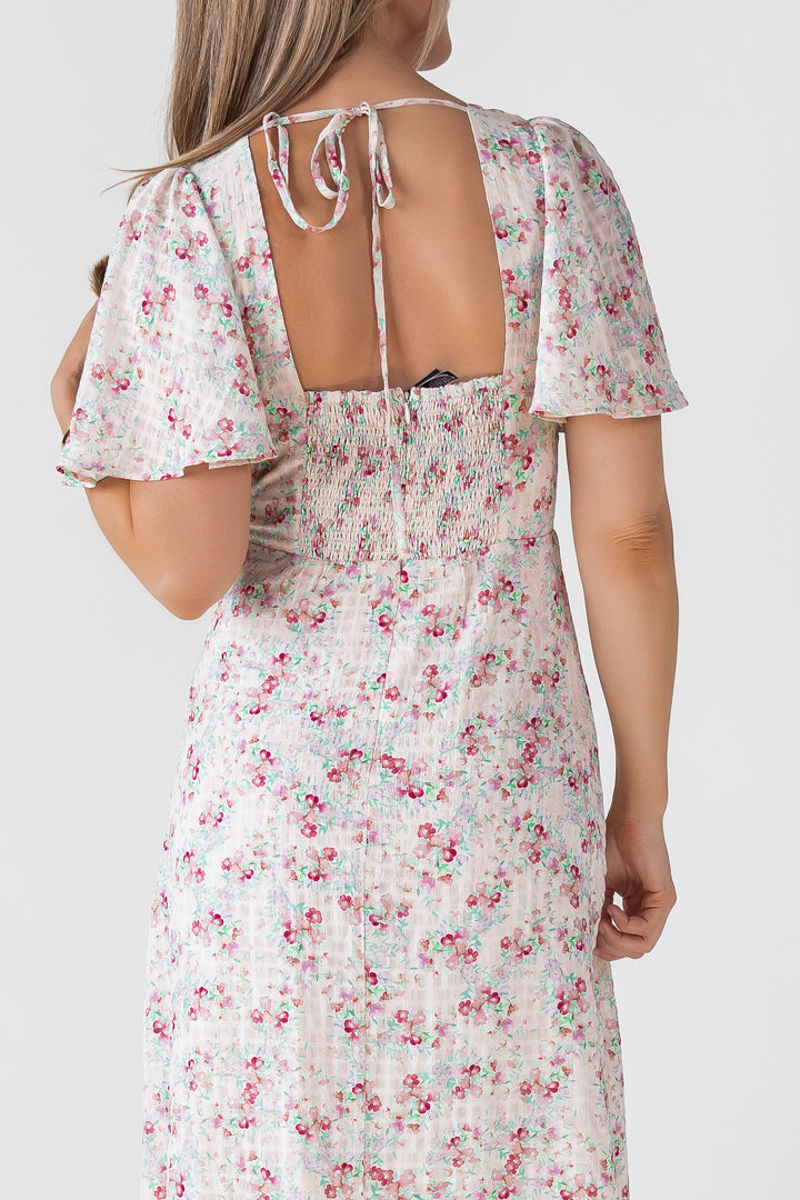 Birdie Blush Floral Maxi Dress