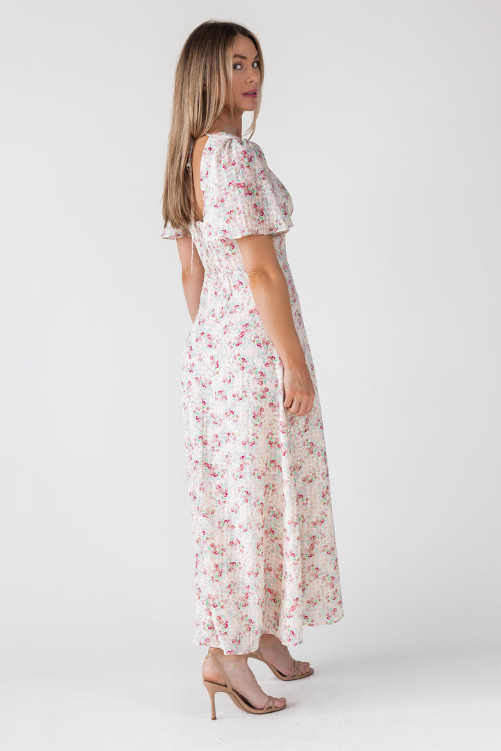 Birdie Blush Floral Maxi Dress