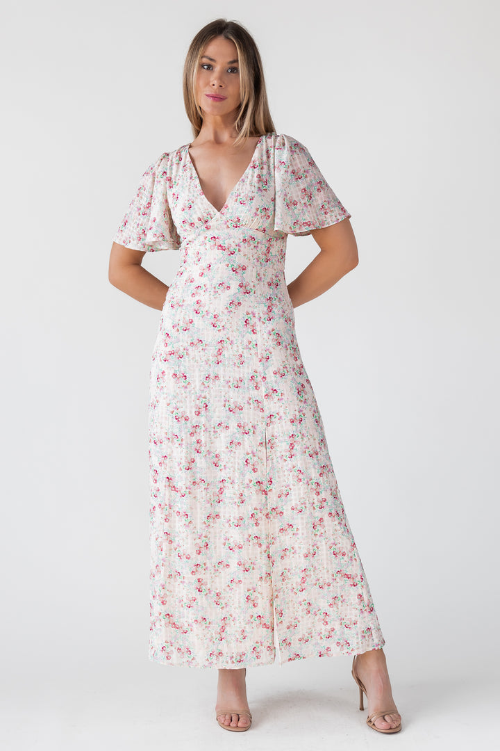 Birdie Blush Floral Maxi Dress