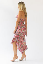 Camari Pink Floral Midi Dress - Final Sale