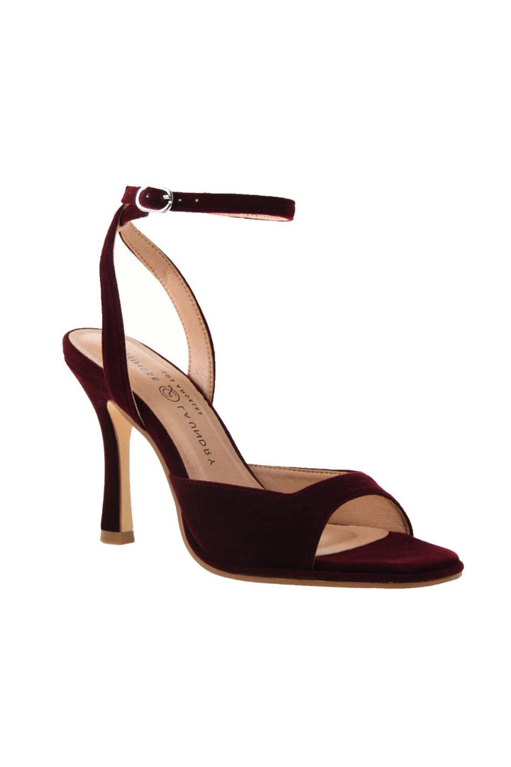 Chinese Laundry Lynwood Burgundy Velvet Heel - Final Sale