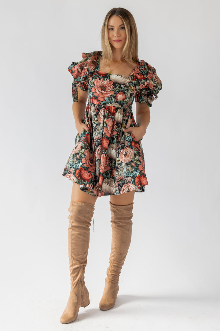 Etta Floral Mini Dress - Final Sale