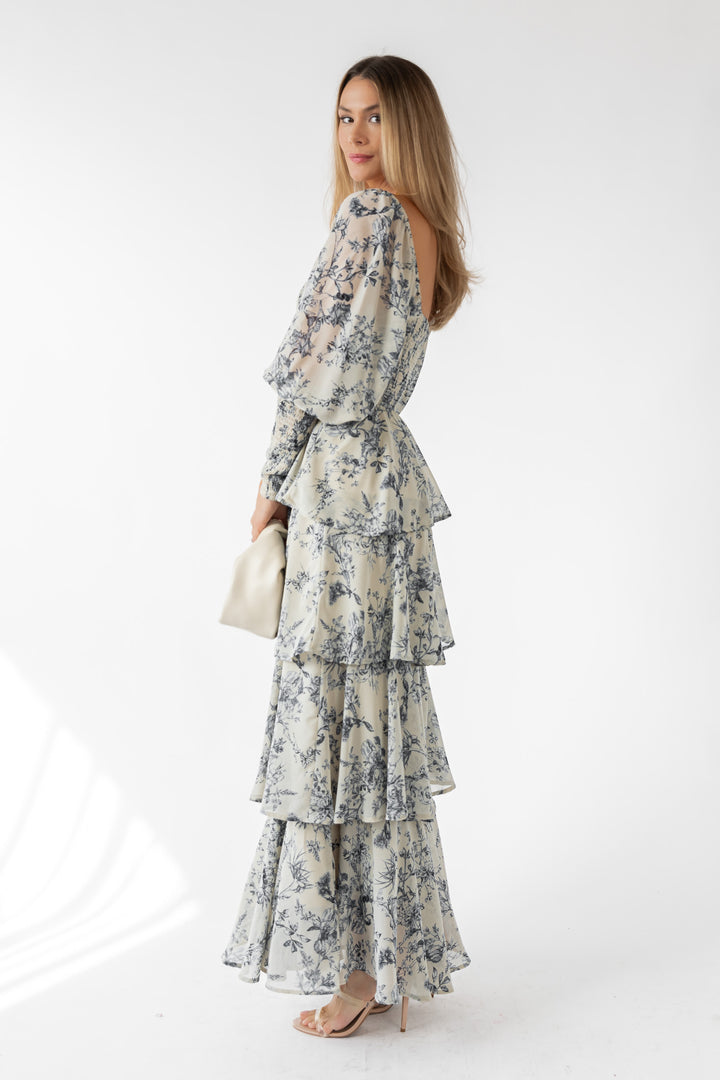 Florence Floral Tiered Maxi Dress