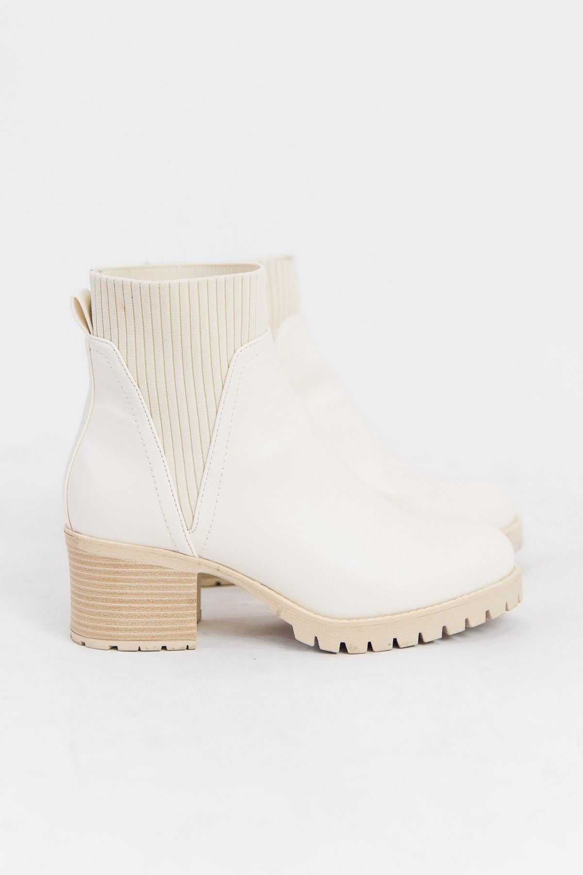 Cream hot sale dress boots