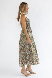 Kelsea Floral Smocked Midi Dress