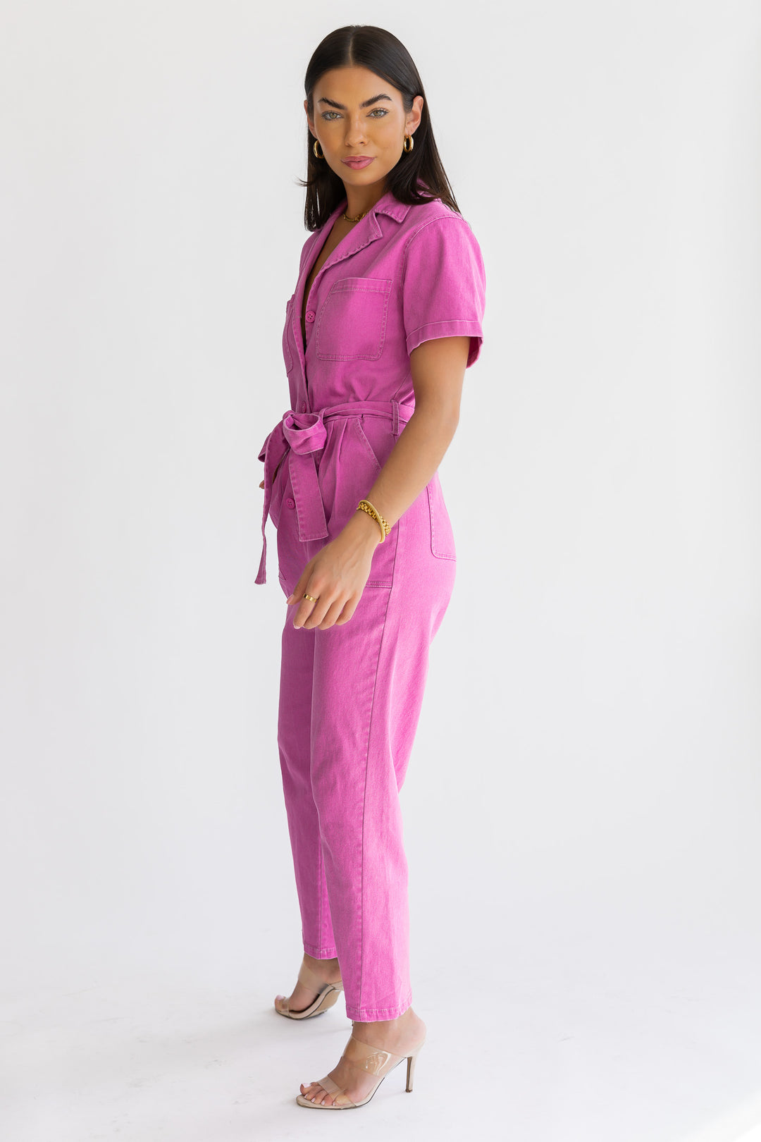 Kendall Pink Washed Jumpsuit