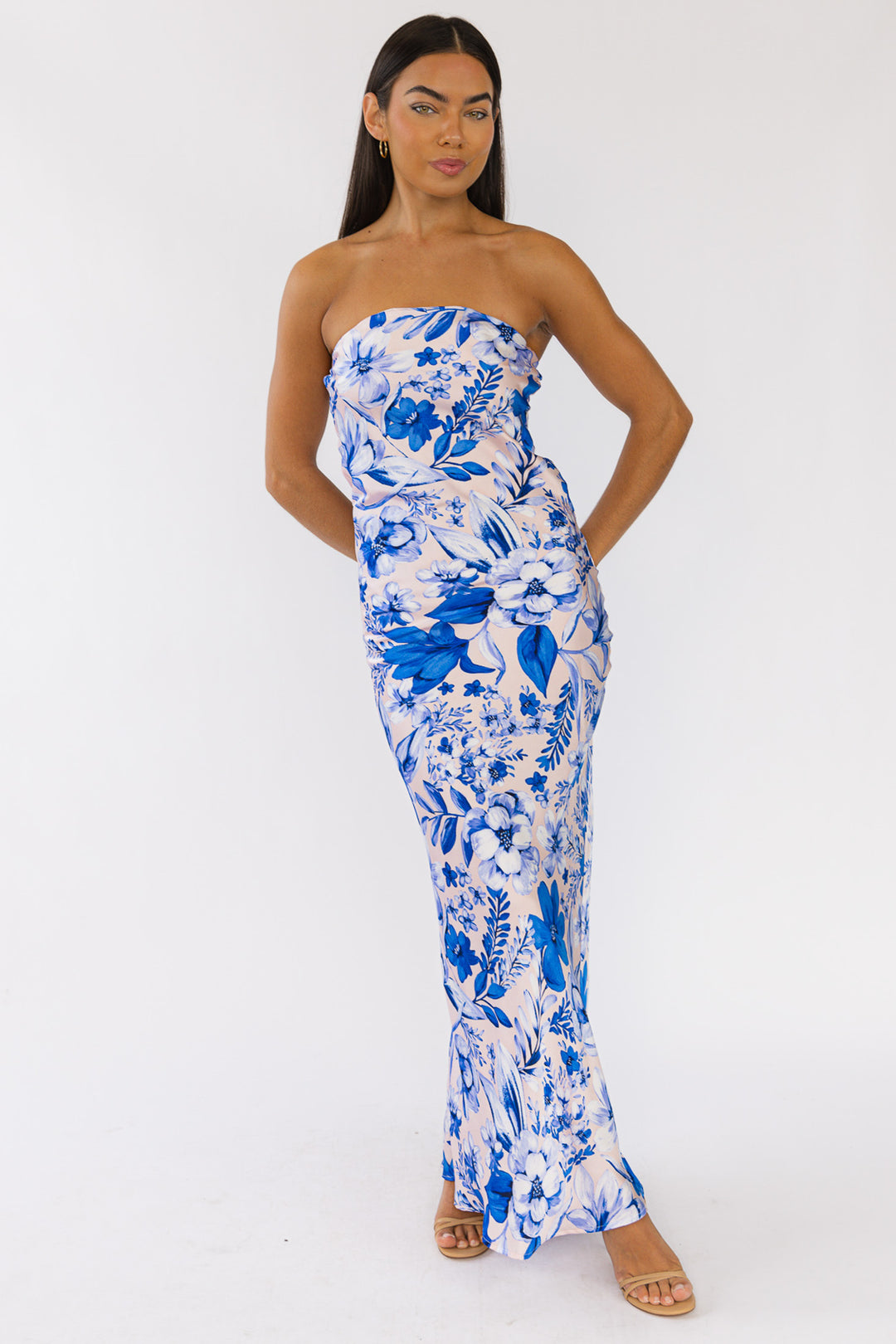 Lawson Blue Floral Maxi Dress