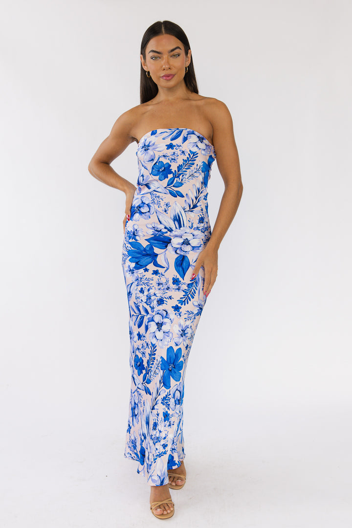 Lawson Blue Floral Maxi Dress