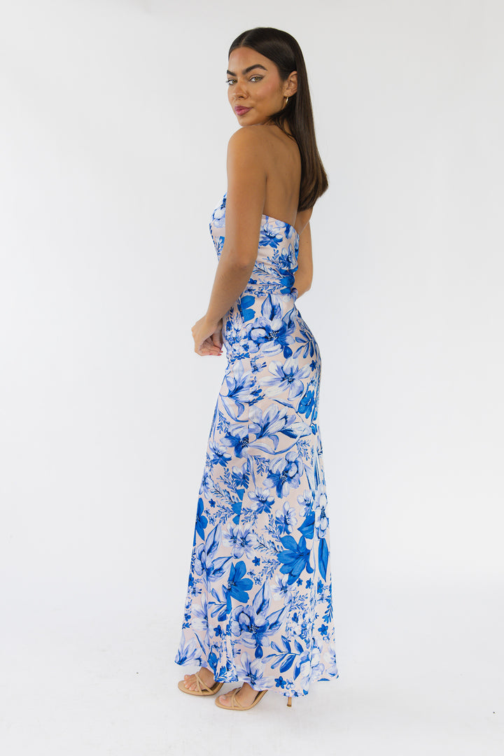 Lawson Blue Floral Maxi Dress