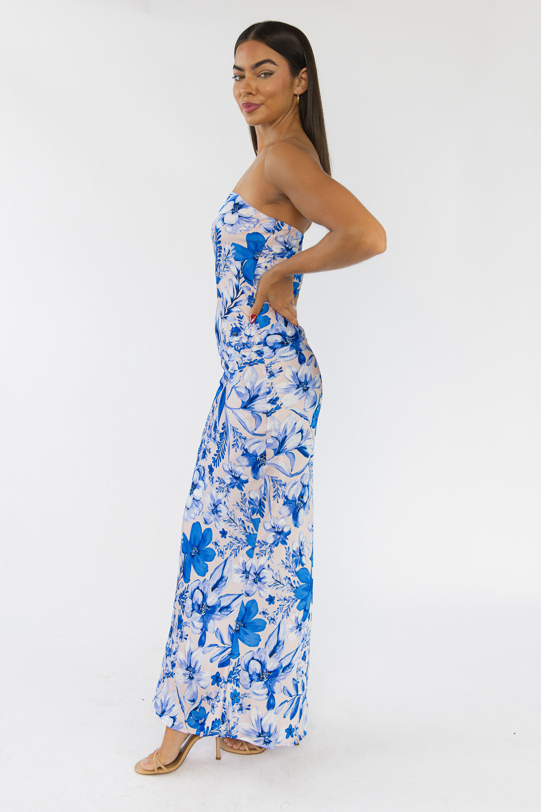 Lawson Blue Floral Maxi Dress