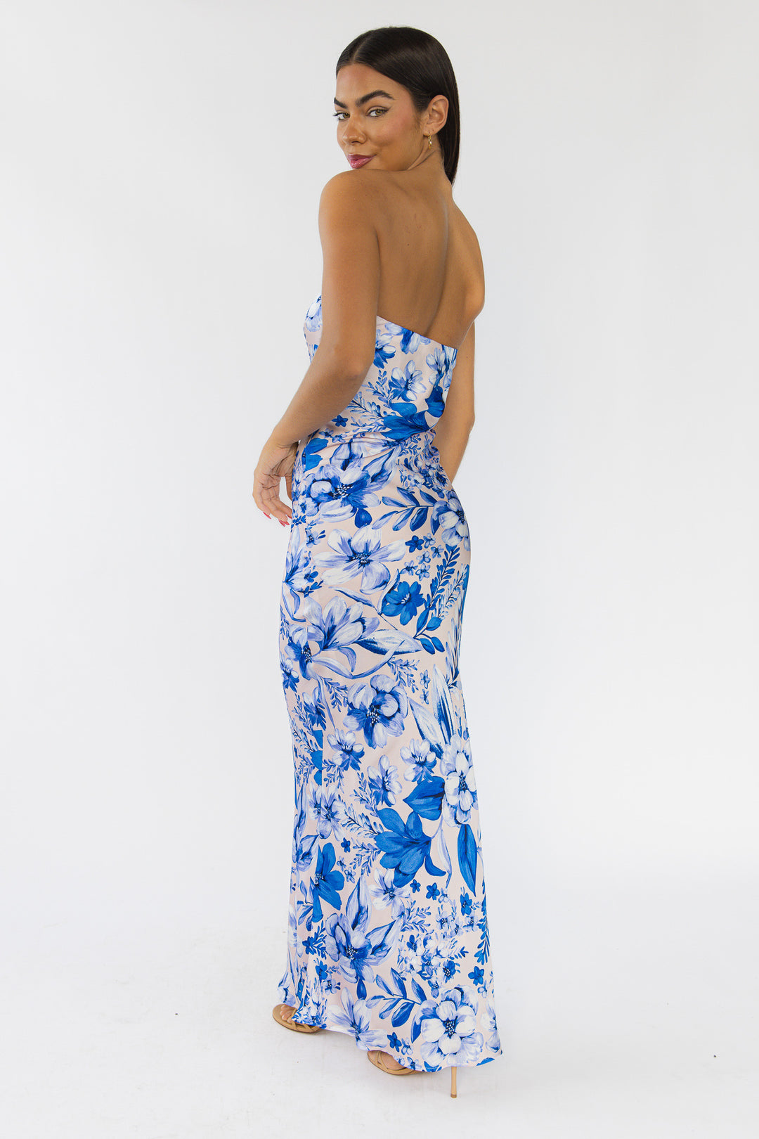 Lawson Blue Floral Maxi Dress