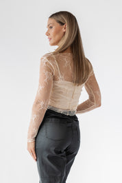 Melody Cream Lace Top