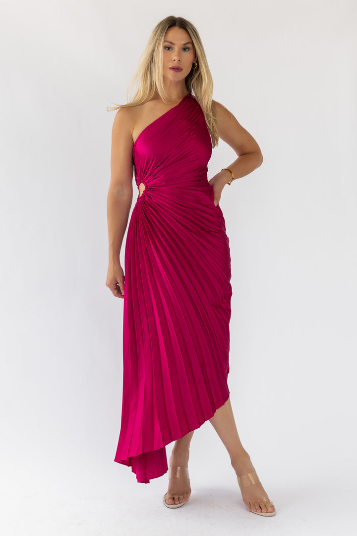 Monroe Magenta Maxi Dress