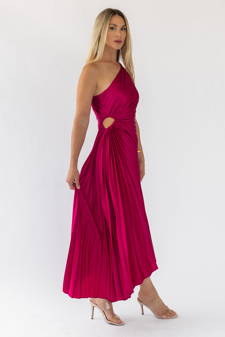 Monroe Magenta Maxi Dress