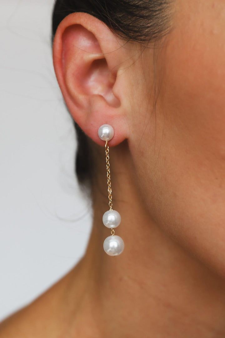 Pamela Pearl Drop Earrings - Final Sale