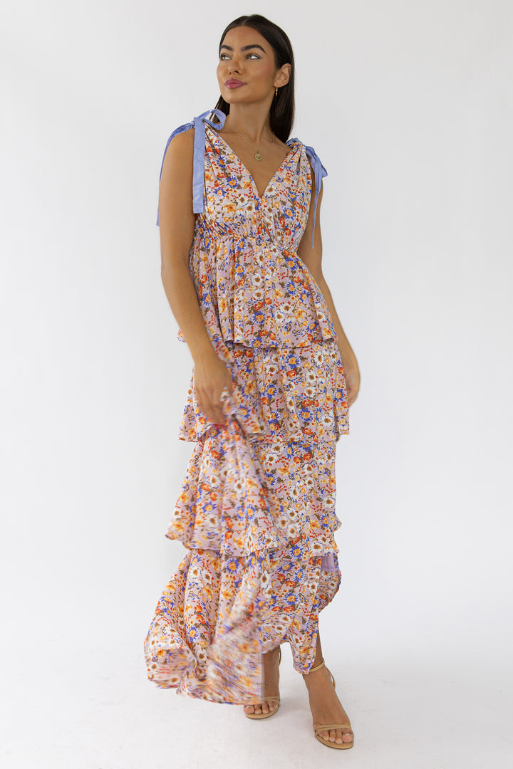 Shaina Rosey Floral Maxi Dress