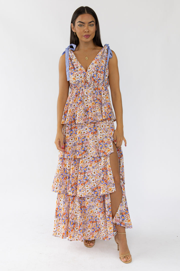 Shaina Rosey Floral Maxi Dress