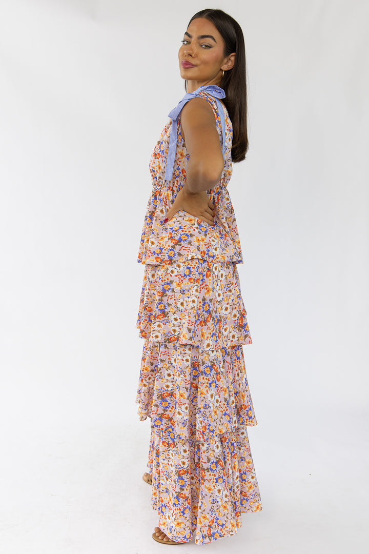 Shaina Rosey Floral Maxi Dress