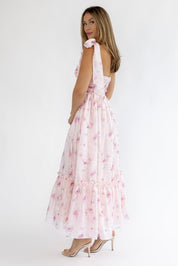 Sweet Serenade Rose Pink Corset Dress - Final Sale