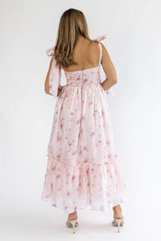 Sweet Serenade Rose Pink Corset Dress - Final Sale