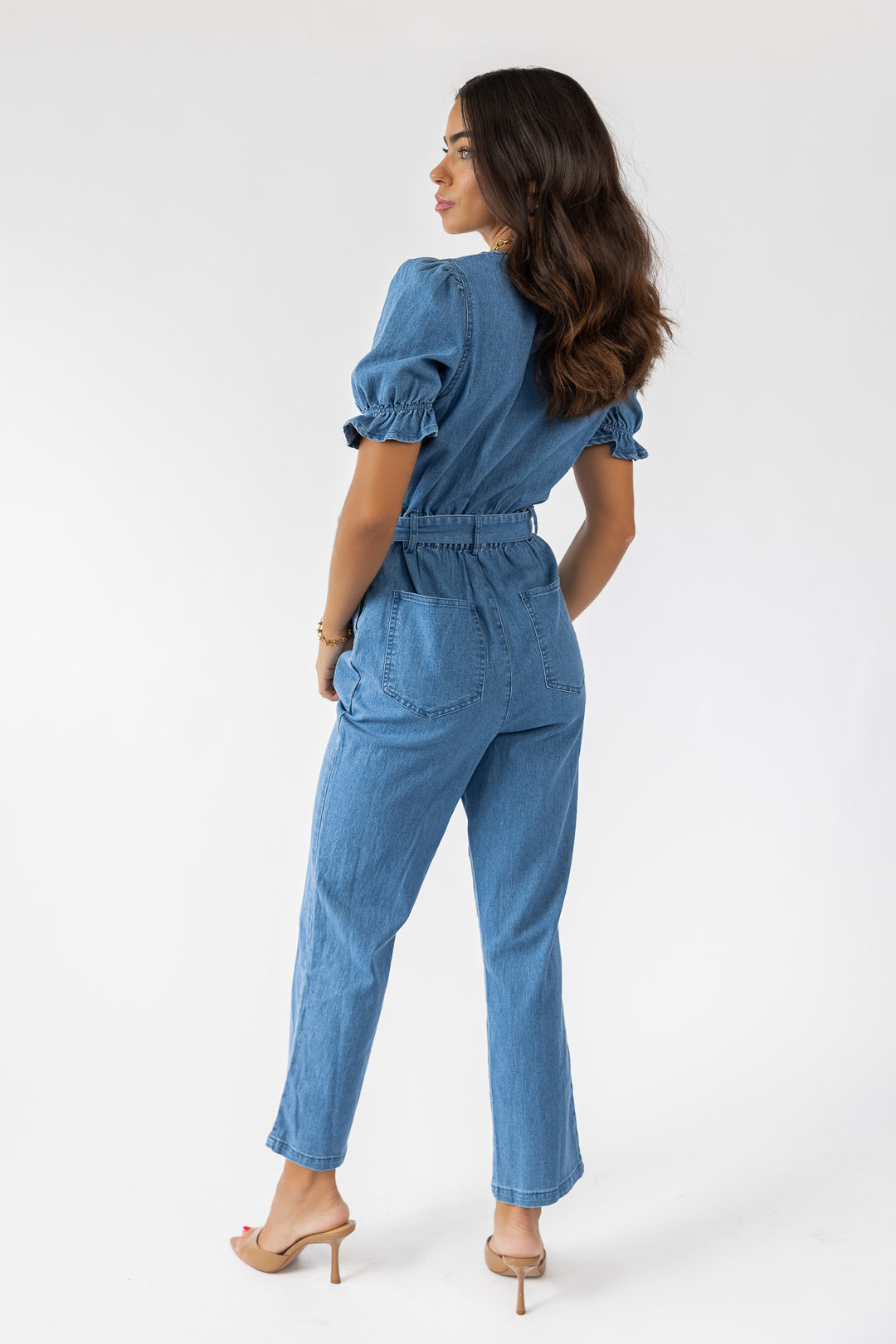 Tully Washed Denim Jumpsuit - Final Sale