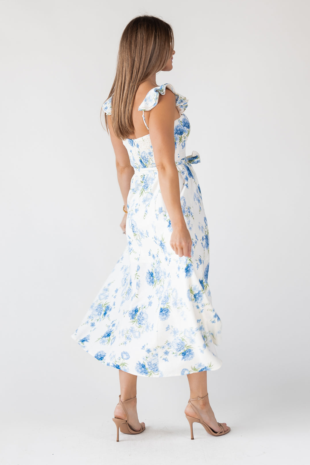 Vara Blue Floral Dress