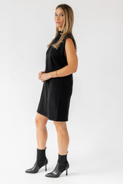 Verona Black Knit Mini Dress