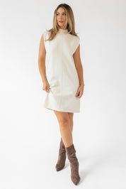 Verona Cream Knit Mini Dress