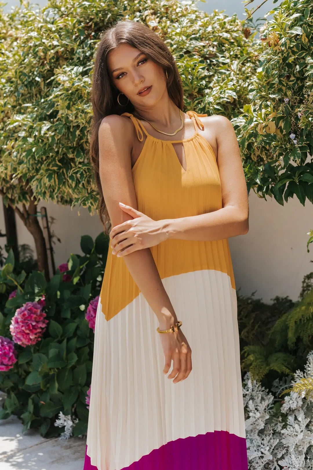 Vivienne Color Block Maxi Dress: JO+CO In Away Night The Style | Dance