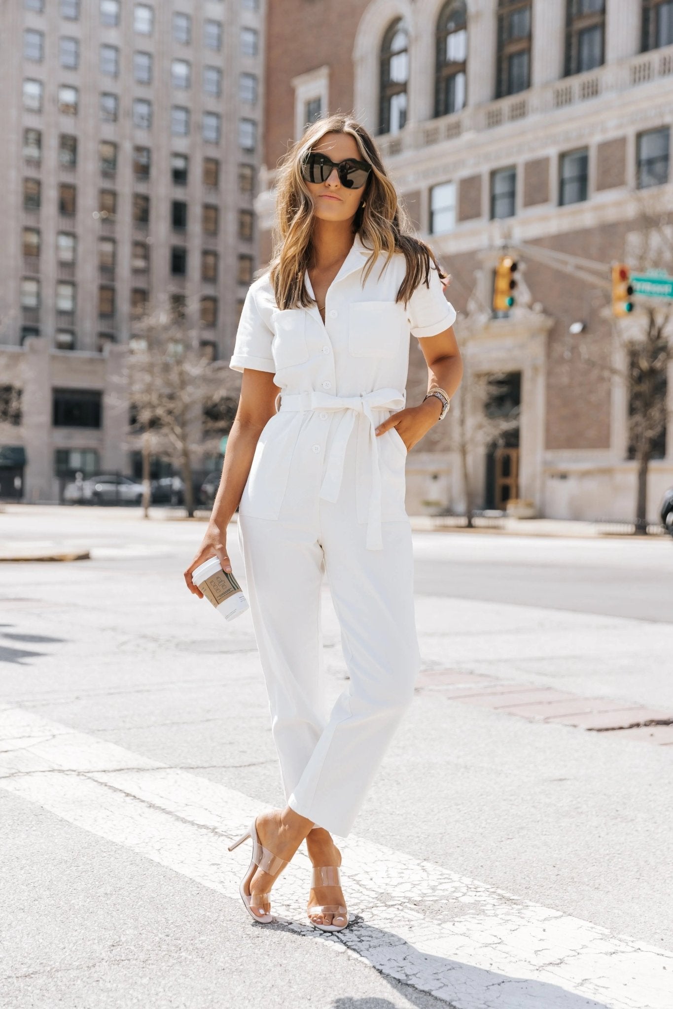 Kendall store white jumpsuit