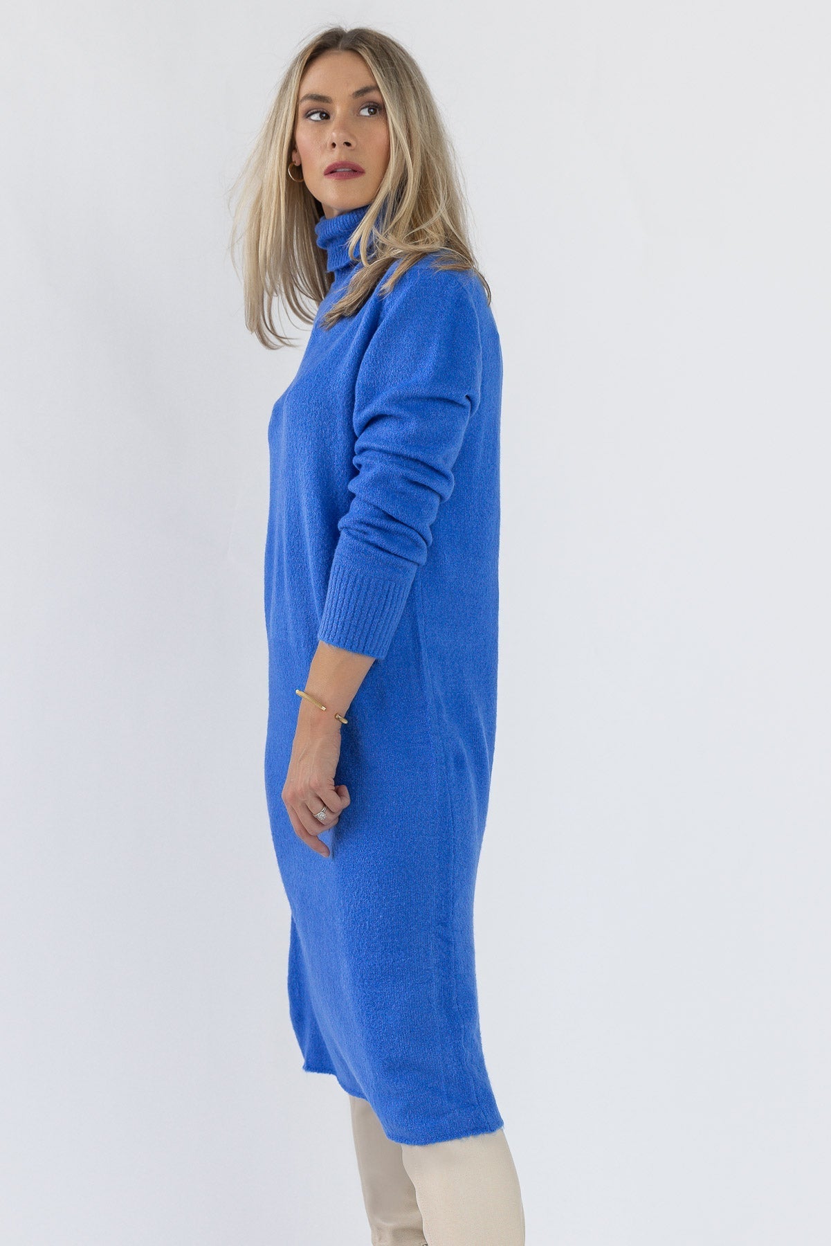 Royal Blue Knit Dress