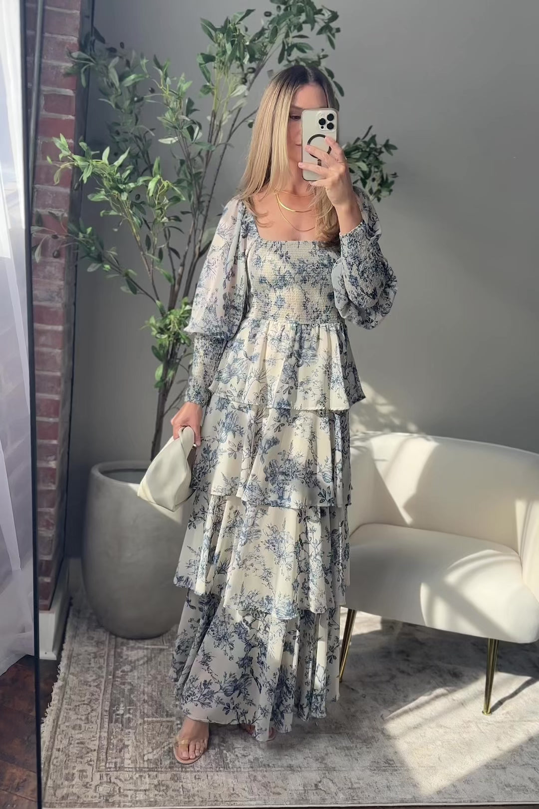 Florence Floral Tiered Maxi Dress