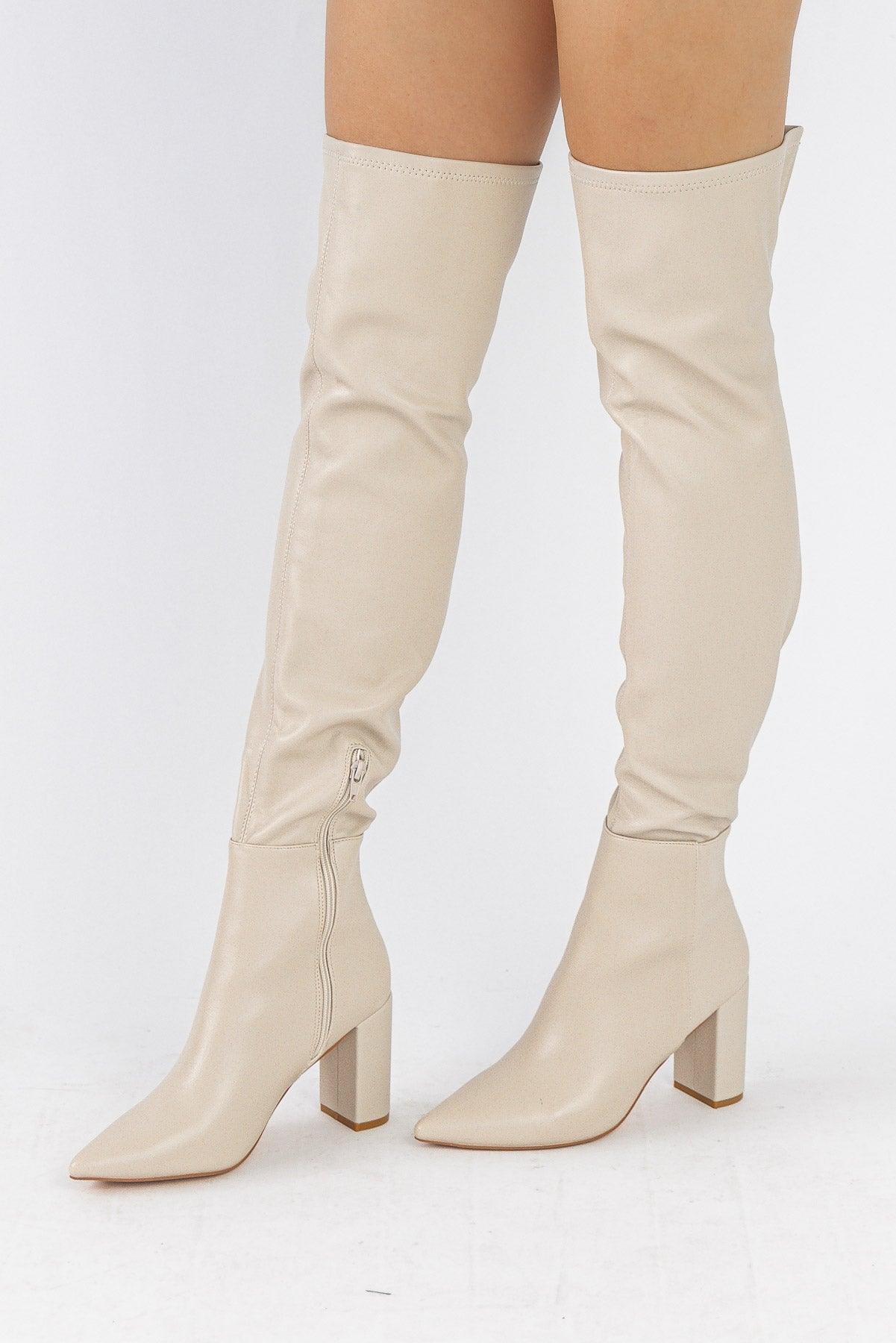 Missguided thigh high store boots