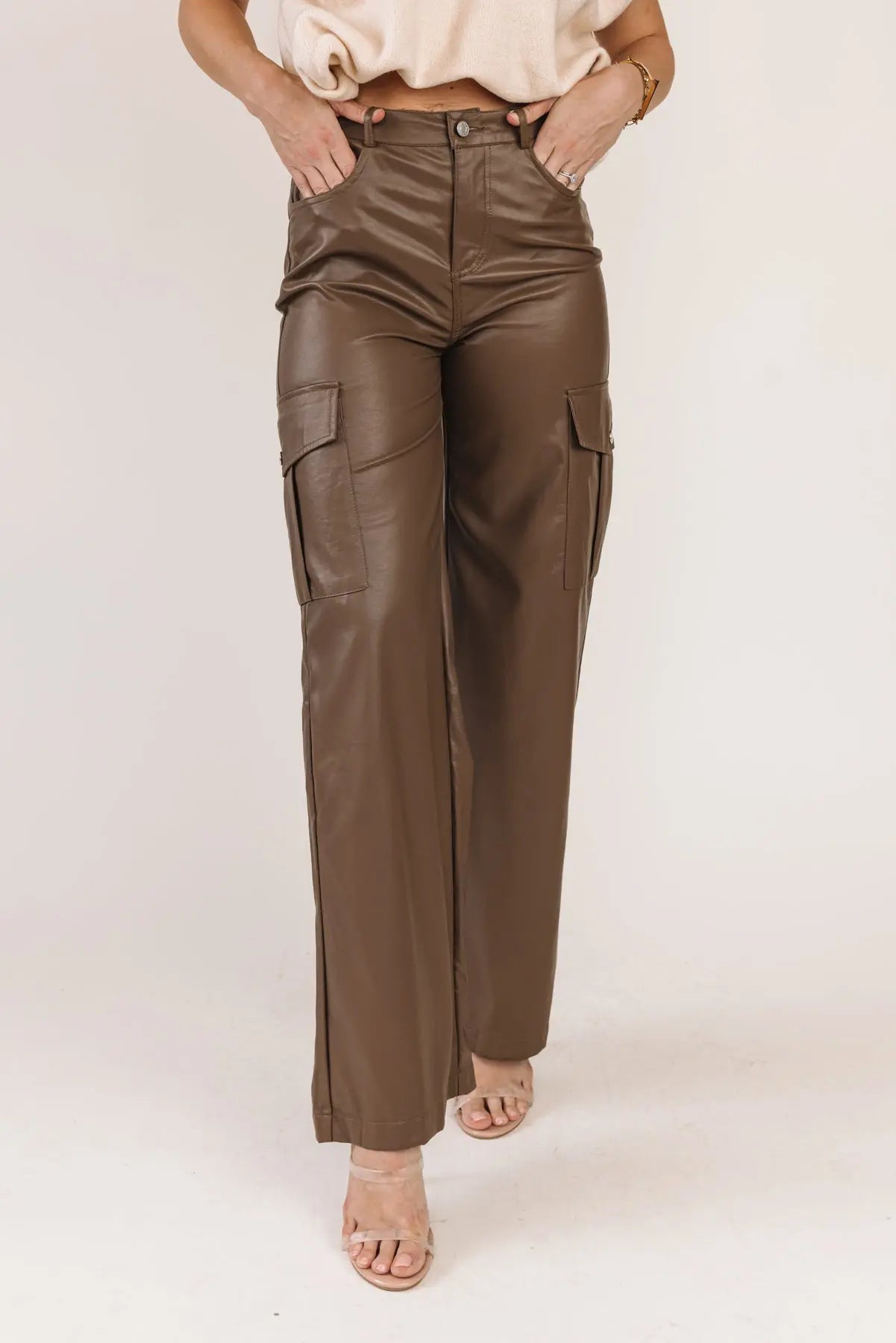 Rouje Ladies Chocolate Marais Leather Trousers | eBay